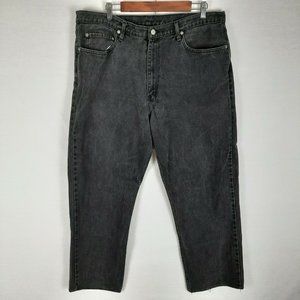 Vintage Ralph Lauren Polo Black Relaxed Jeans Tag 40x32 Actual 40x28
